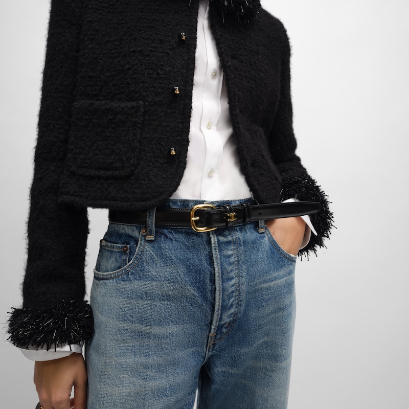 VIVIENNE 25毫米皮带 - 黑色 -  - 1 | CELINE