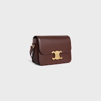 TEEN TRIOMPHE BAG IN shiny calfskin - CHESTNUT - TRIOMPHE - 2 | CELINE