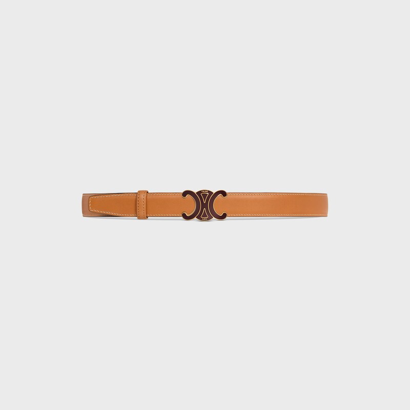 lani&egrave;re de ceinture r&eacute;versible 25MM TAURILLON ET VEAU NATUREL -  -  - 1 | CELINE