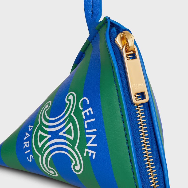BERLINGOT CHARM IN LAMBSKIN - GREEN / BLUE / WHITE - BAG CHARMS - 1 | CELINE