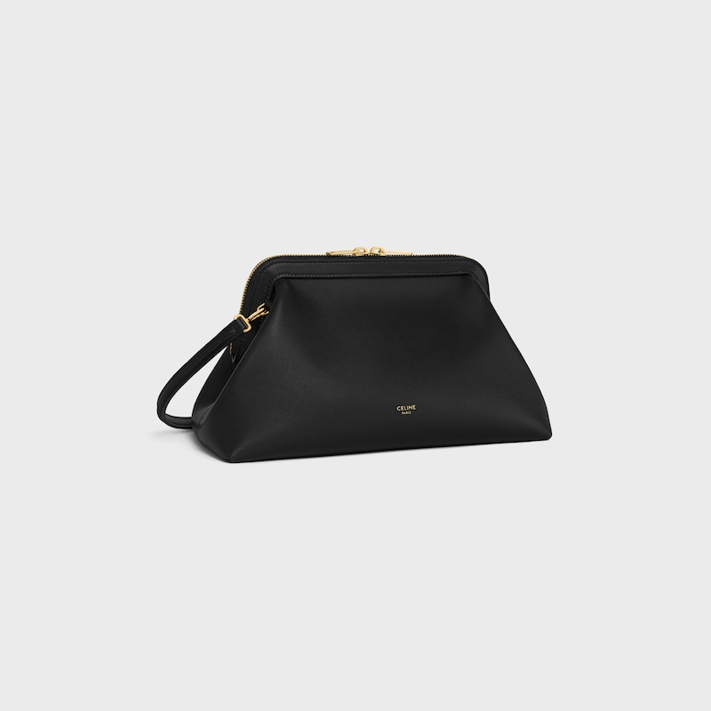 SMALL DOCTOR POUCH IN SUPPLE NATURAL CALFSKIN - BLACK - CROSS-BODY BAGS - 1 | CELINE