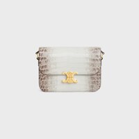 CLASSIQUE TRIOMPHE BAG in Niloticus Crocodile - NATURAL - CROSS-BODY BAGS - 1 | CELINE