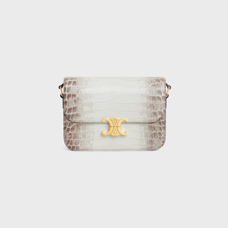 CLASSIQUE TRIOMPHE BAG in Niloticus Crocodile - NATURAL - TRIOMPHE - 1 | CELINE