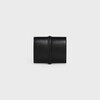 Small Trifold wallet 16 IN Satinated Calfskin - BLACK - WALLETS - 1 | CELINE
