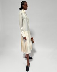 shirt dress IN silk poplin - CRAIE -  - 2 | CELINE