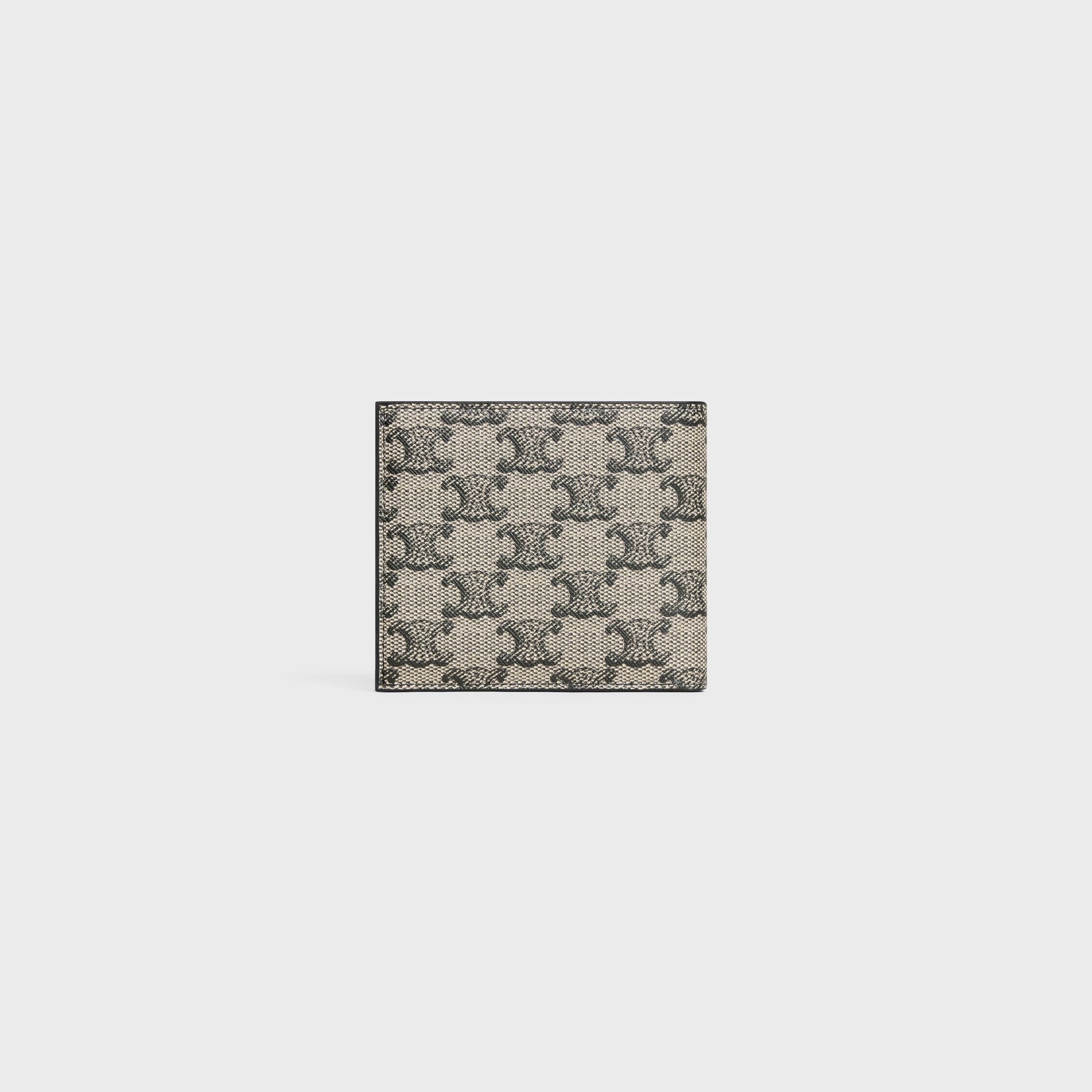 【日常が輝く】CELINE SMALL TRIFOLD WALLET IN TRIOMPHE CANVAS BI-FOLD WALLET WITH COIN COMPARTMENT IN TRIOMPHE CANVAS AND