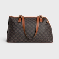 DOG CABAS IN TRIOMPHE CANVAS AND CALFSKIN - TAN - DOG ACCESSORIES - 2 | CELINE