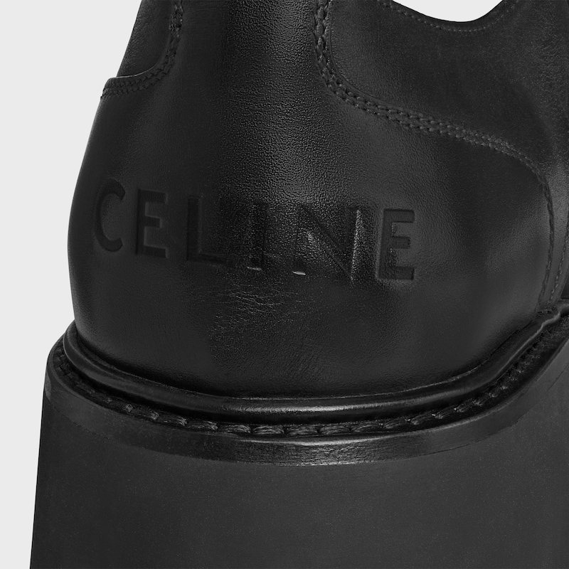 CELINE TRIOMPHE DERBIES  IN SHINY BULL - BLACK -  - 1 | CELINE