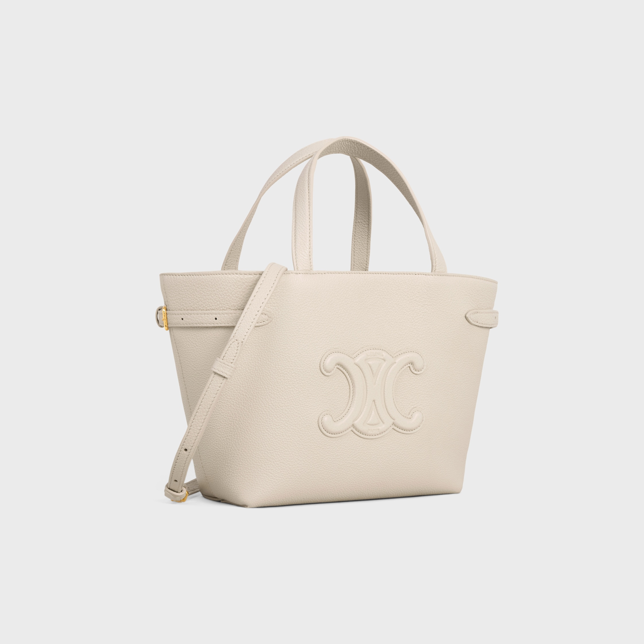 MINI CABAS ANAIS CUIR TRIOMPHE in Grained calfskin - PALE