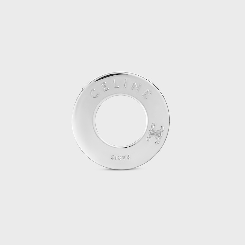 CELINE DISC BUCKLE 18MM IN METAL - SILVER -  - 1 | CELINE