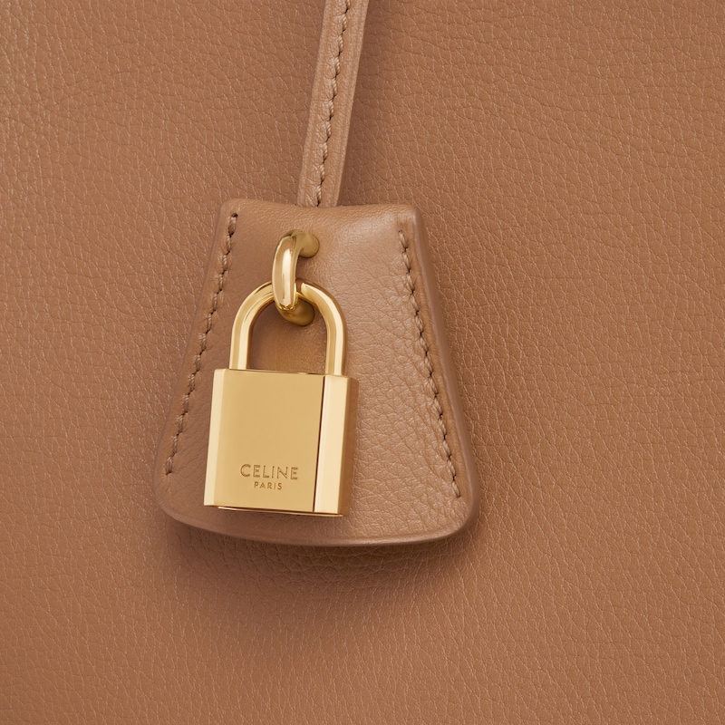 CELINE CONTI BAG in SUPPLE GRAINED CALFSKIN - BRONZE - TOP-HANDLE BAGS - 1 | CELINE