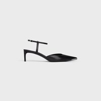 CELINE KITTEN WITH METAL TOE in CALFSKIN - BLACK -  - 1 | CELINE