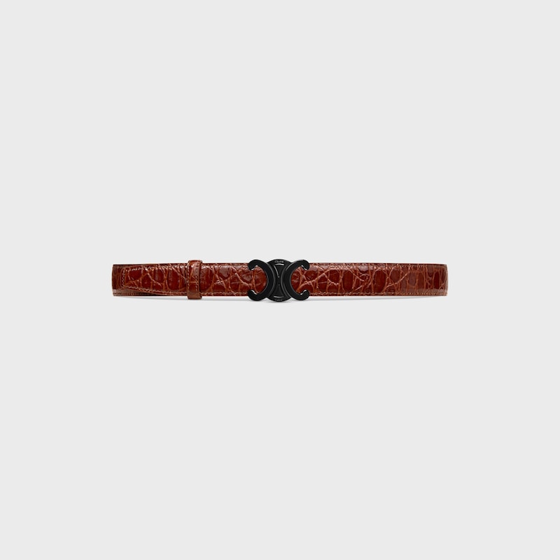 Wendbarer Riemen 25 mm AUS TAURILLONLEDER UND KALBSLEDER MIT KROKO-PR&Auml;GUNG -  -  - 1 | CELINE