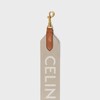 Langer Riemen aus Wolle mit Celine Jacquard - BEIGE / WEISS - ANHÄNGER UND ACCESSOIRES - 4 | CELINE
