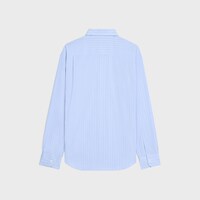 relaxed shirt IN striped cotton poplin - BLEU/CRAIE/NAVY -  - 2 | CELINE
