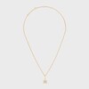 Triomphe Solitaire Sparkle Necklace in Strass and Brass with Gold Finish - GOLD -  - 1 | CELINE