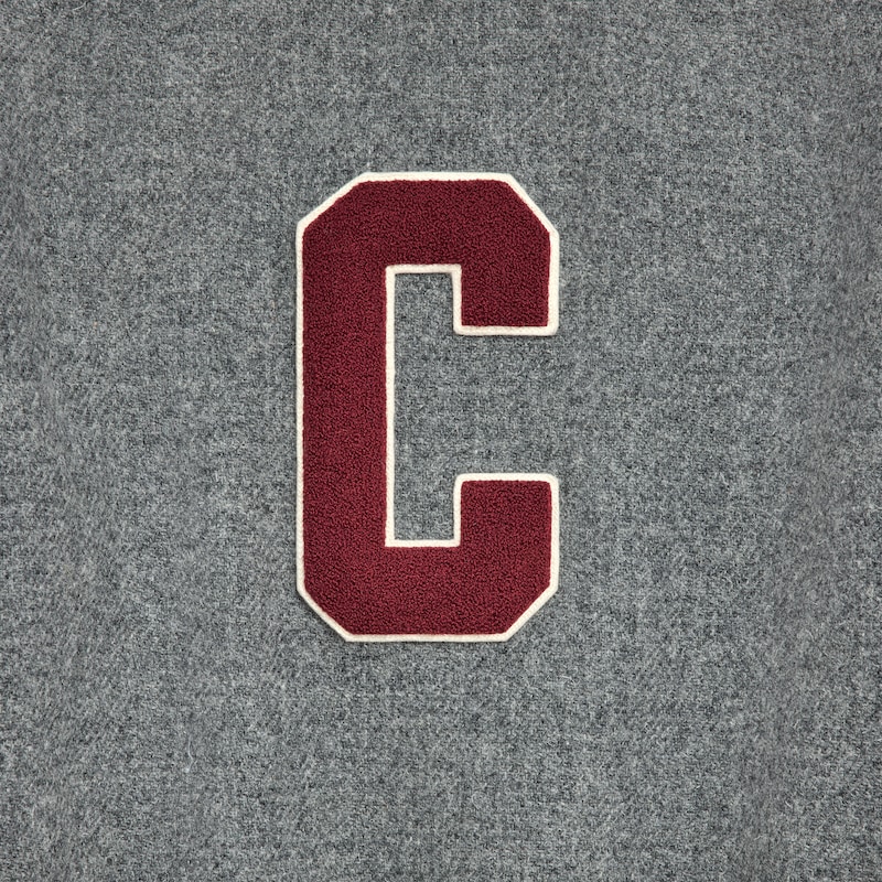 CAZADORA TEDDY CL&Aacute;SICA DE TRICOTINA DE LANA - GRIS/NEGRO/MULTICOLOR -  - 1 | CELINE