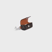 Dog Bags Holder in Triomphe Canvas and Calfskin - TAN - DOG ACCESSORIES - 2 | CELINE