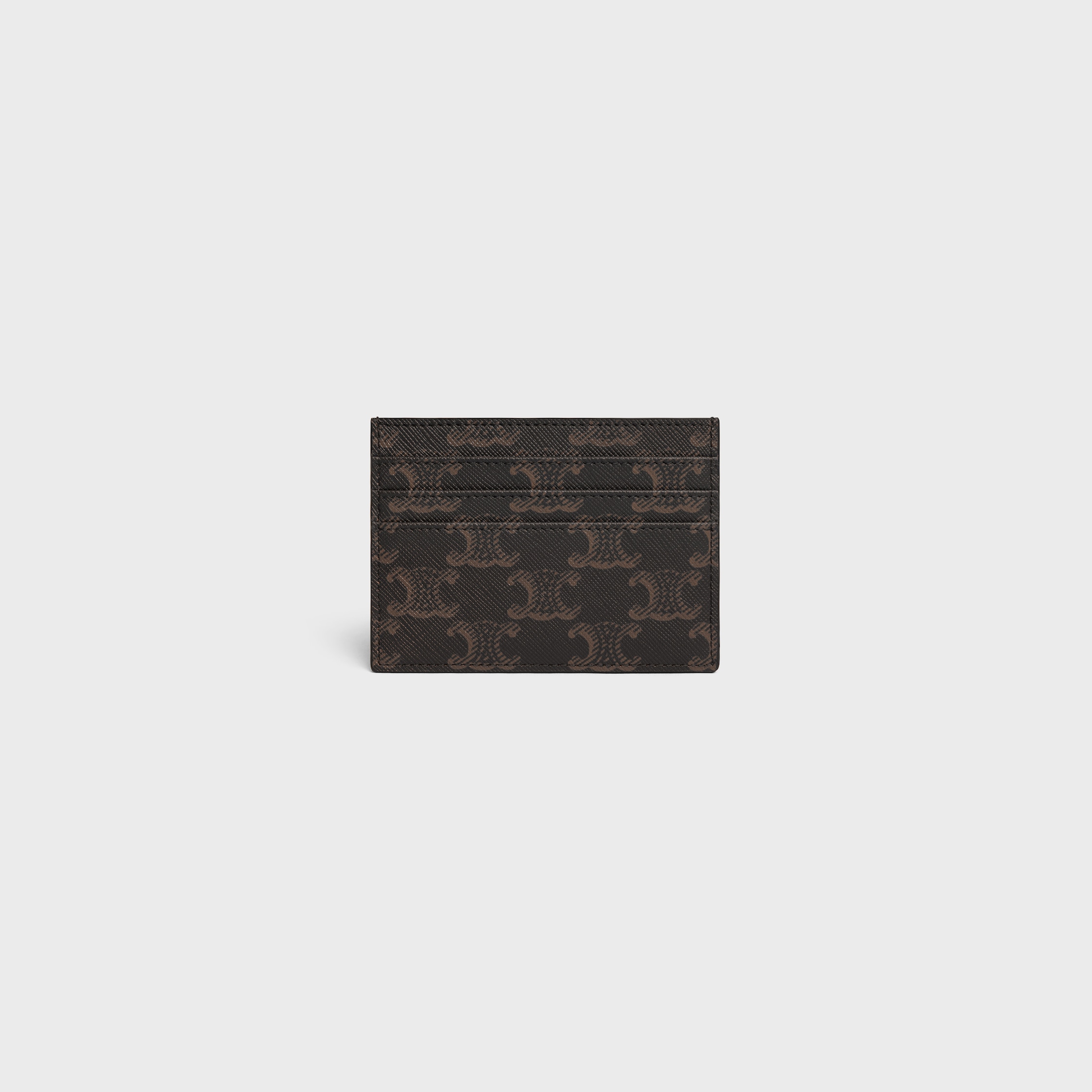 【CELINE】TRIOMPHE CARD HOLDER キャンバス カードホルダー CARD HOLDER TRIOMPHE IN TRIOMPHE CANVAS - TAN | CELINE