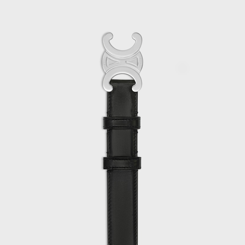 TRIOMPHE 25毫米皮带 - 黑色 -  - 1 | CELINE