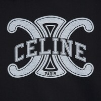 寬鬆連帽衫 - 黑色 / 白色 -  - 1 | CELINE