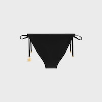 triomphe swimsuit bottom IN matte jersey - BLACK -  - 2 | CELINE