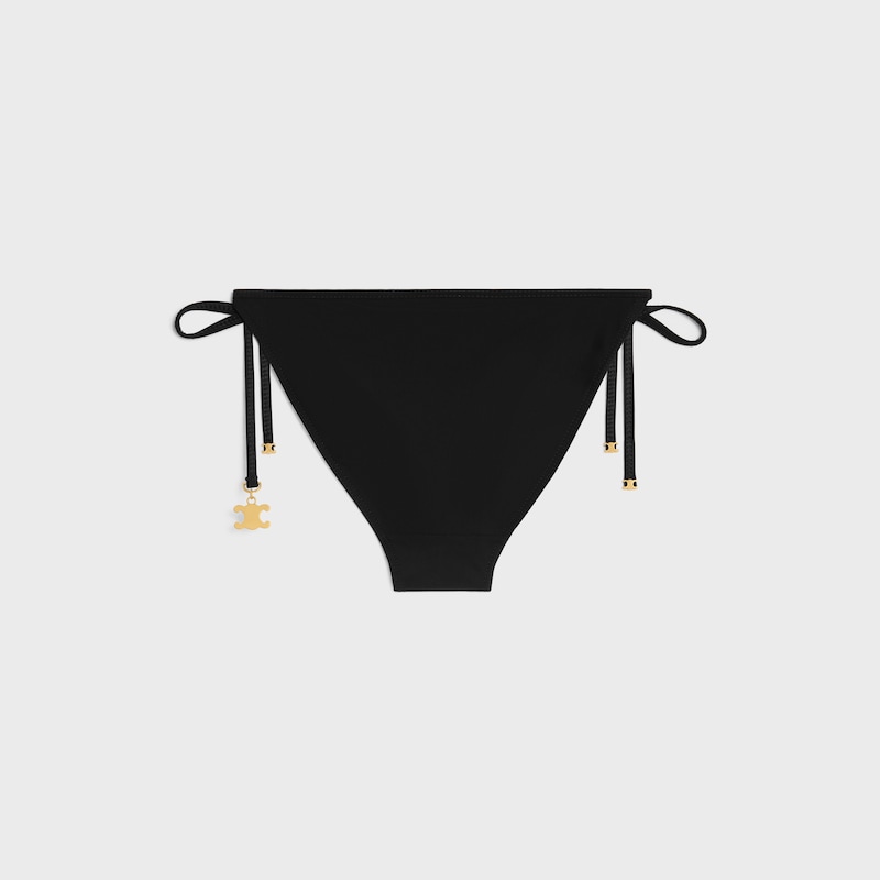 triomphe swimsuit bottom IN matte jersey - BLACK -  - 1 | CELINE