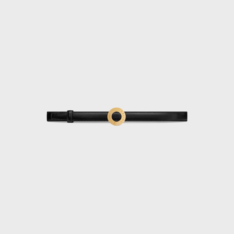 Lani&egrave;re de ceinture r&eacute;versible 18MM Taurillon et Veau fa&ccedil;on crocodile -  -  - 1 | CELINE