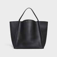 MEDIUM CUBO BAG IN SUPPLE CALFSKIN - BLACK - MORE LINES - 1 | CELINE