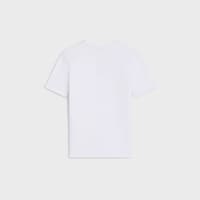 t-shirt triomphe jersey coton c&ocirc;tel&eacute; - BLANC/BLEU MARINE -  - 2 | CELINE
