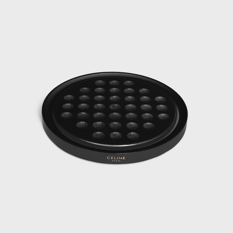 SOLITAIRE GAME IN MARBLE AND RESIN - BLACK - GIFT FINDER - 1 | CELINE