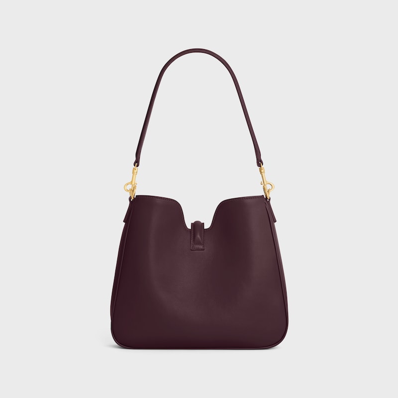 SMALL CAMILLE 16 SOFT BAG IN SMOOTH CALFSKIN - DEEP BURGUNDY - TOP-HANDLE BAGS - 1 | CELINE