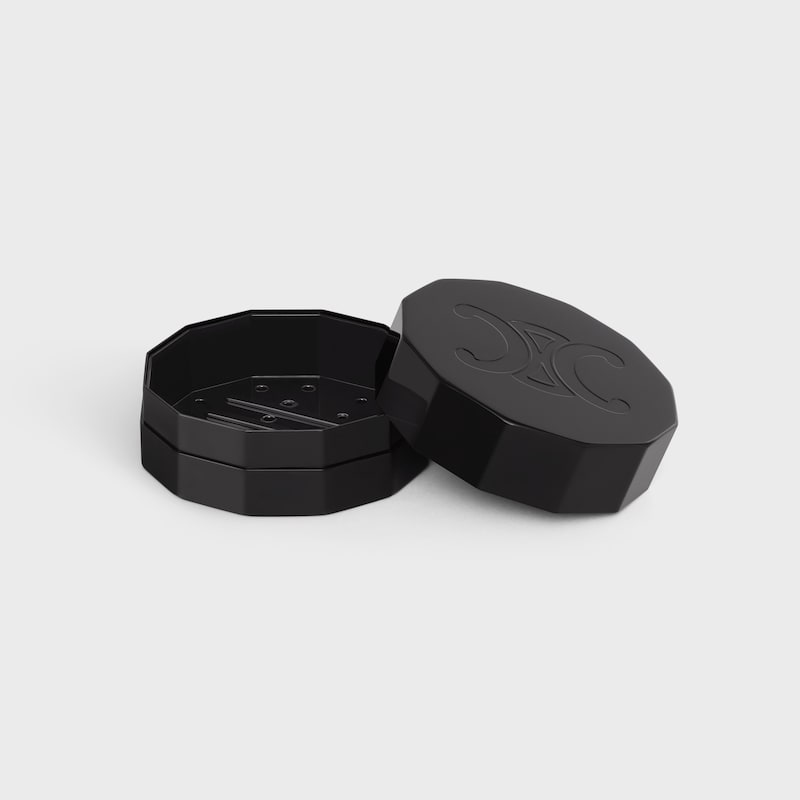 Soap case in aluminium - BLACK - SMALL GIFTS - 1 | CELINE
