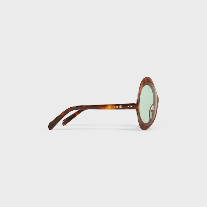 Disc sunglasses in Acetate - CLASSIC HAVANA -  - 1 | CELINE