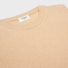 蘇格蘭山羊絨圓領毛衣 - 稻草色 -  - 3 | CELINE