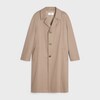 oversized mac coat in technical cotton - BEIGE -  - 1 | CELINE