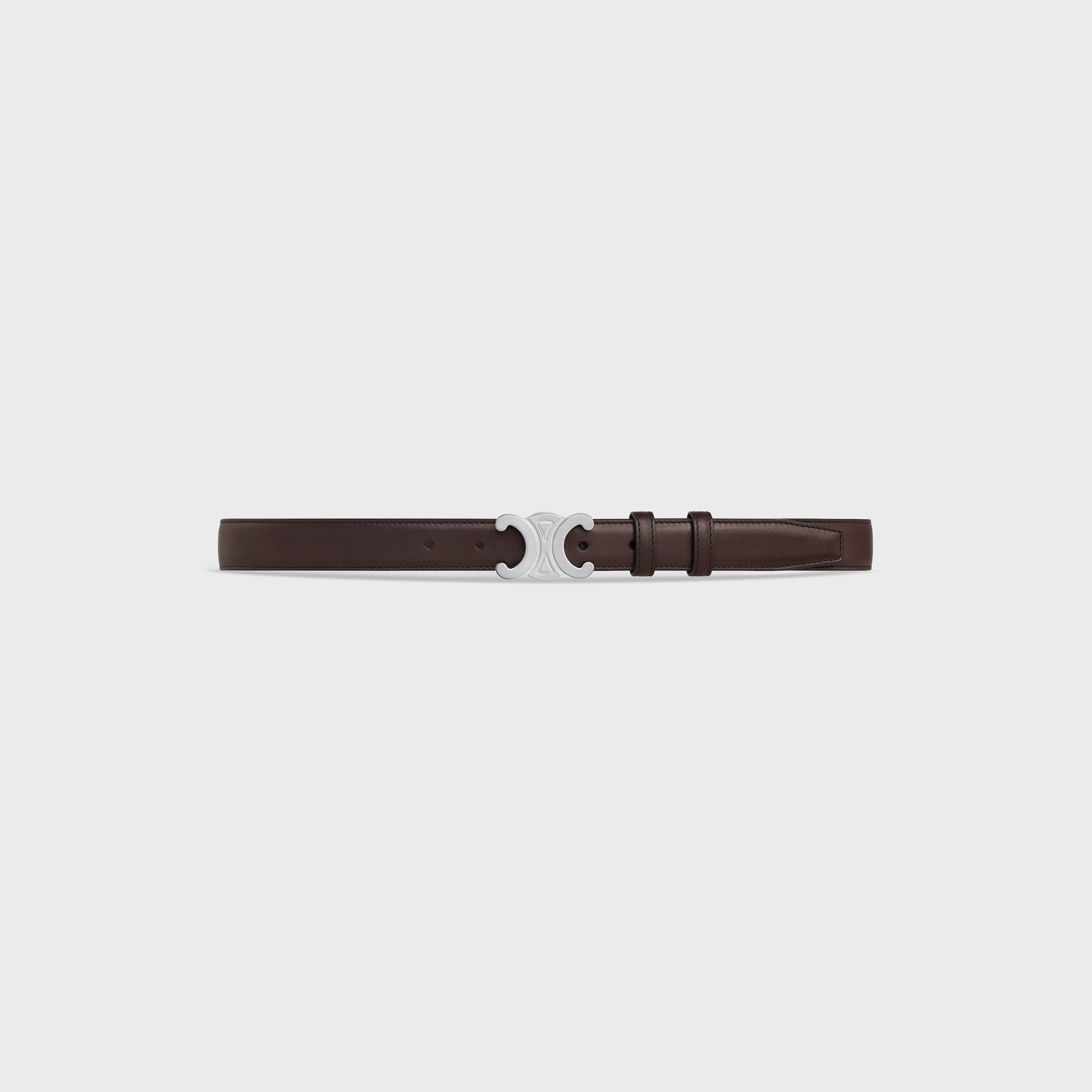 ベルト MEDIUM TRIOMPHE BELT IN SUEDE CALFSKIN Women's Medium Triomphe belt in suede calfskin | CELINE | 24S