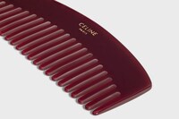 CURVED HAIR COMB IN LIZARD - Açaï - BEAUTY ACCESSORIES - 1 | CELINE