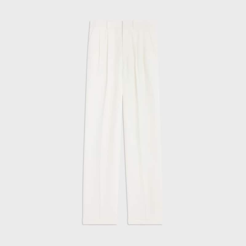 trousers IN viscose CADY - SHELL -  - 1 | CELINE