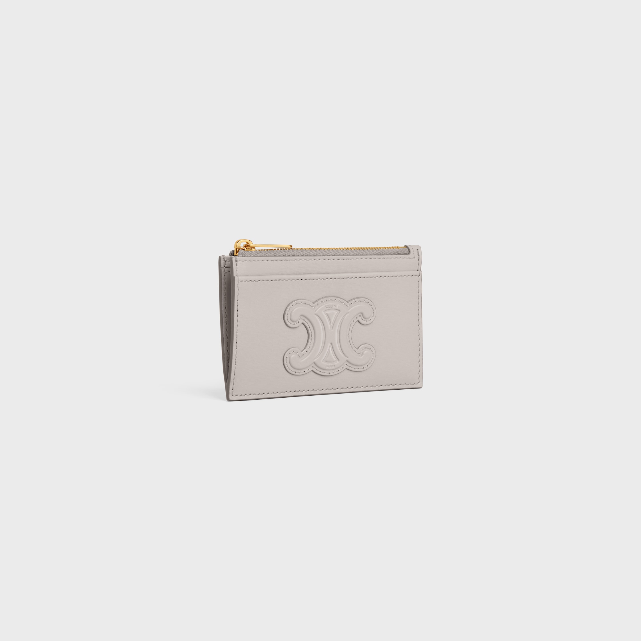 ジップ付きカードホルダー キュイル トリオンフ / シャイニーカーフ