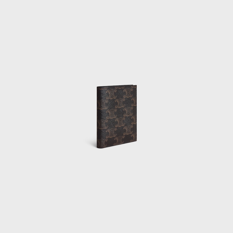 Compact Wallet IN Triomphe Canvas - BLACK - GIFT FINDER - 1 | CELINE