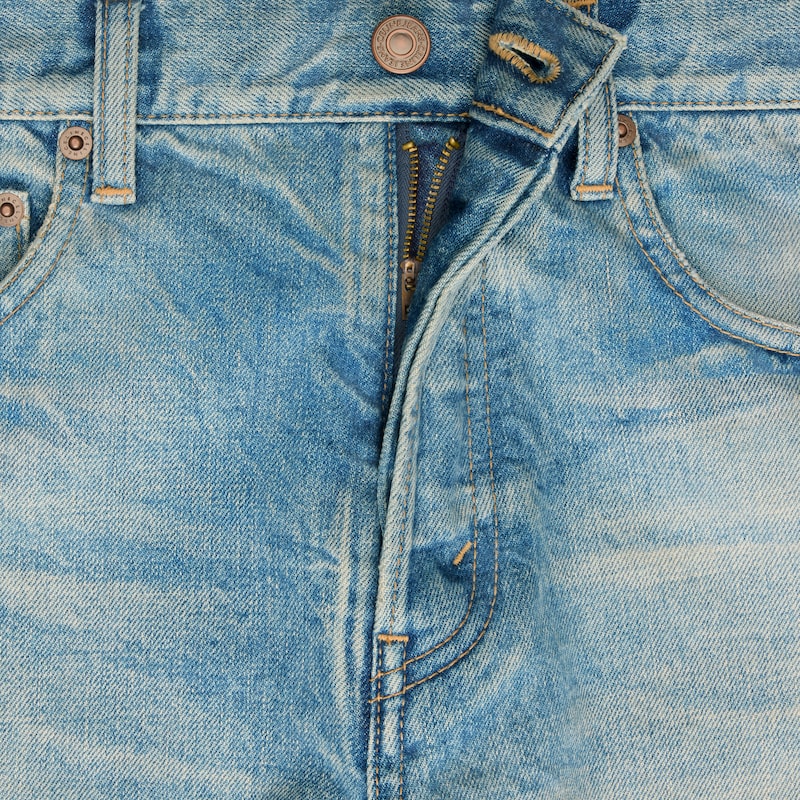 short 001 denim coton - TRUE BLUE WASH -  - 1 | CELINE