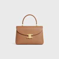 MITTELGROSSE NINO TASCHE aus GESCHMEIDIGEM GENARBTEM KALBSLEDER - BRONZE - UMHÄNGETASCHEN - 1 | CELINE