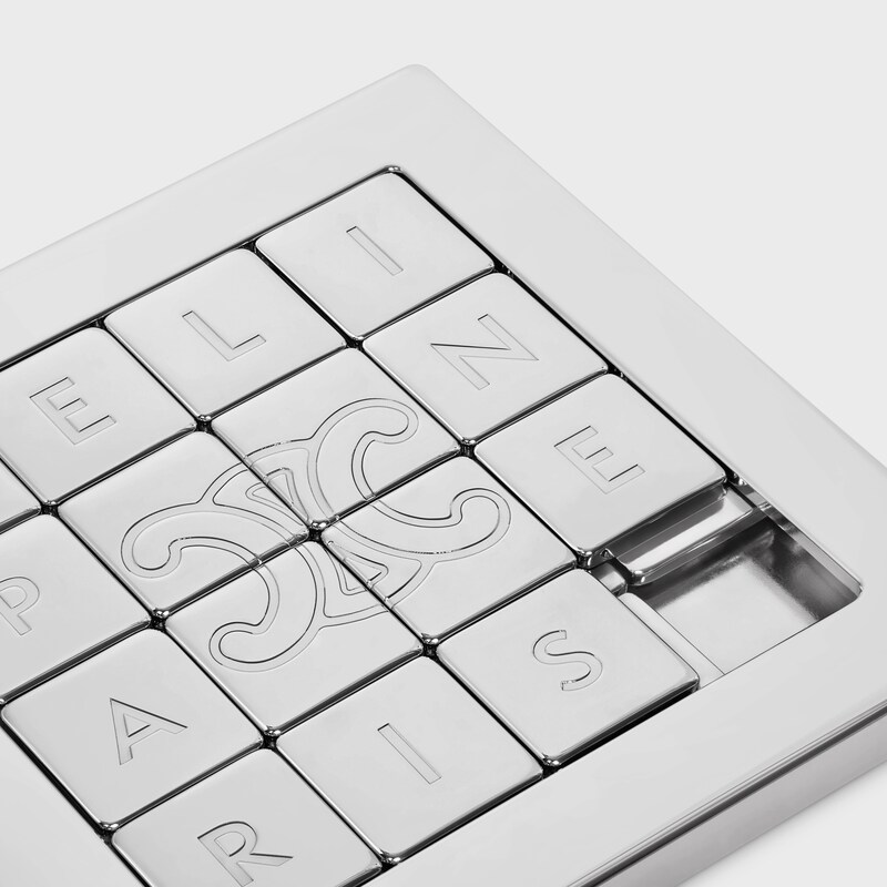 SLIDING PUZZLE IN STEEL - SILVER - HOME - 1 | CELINE