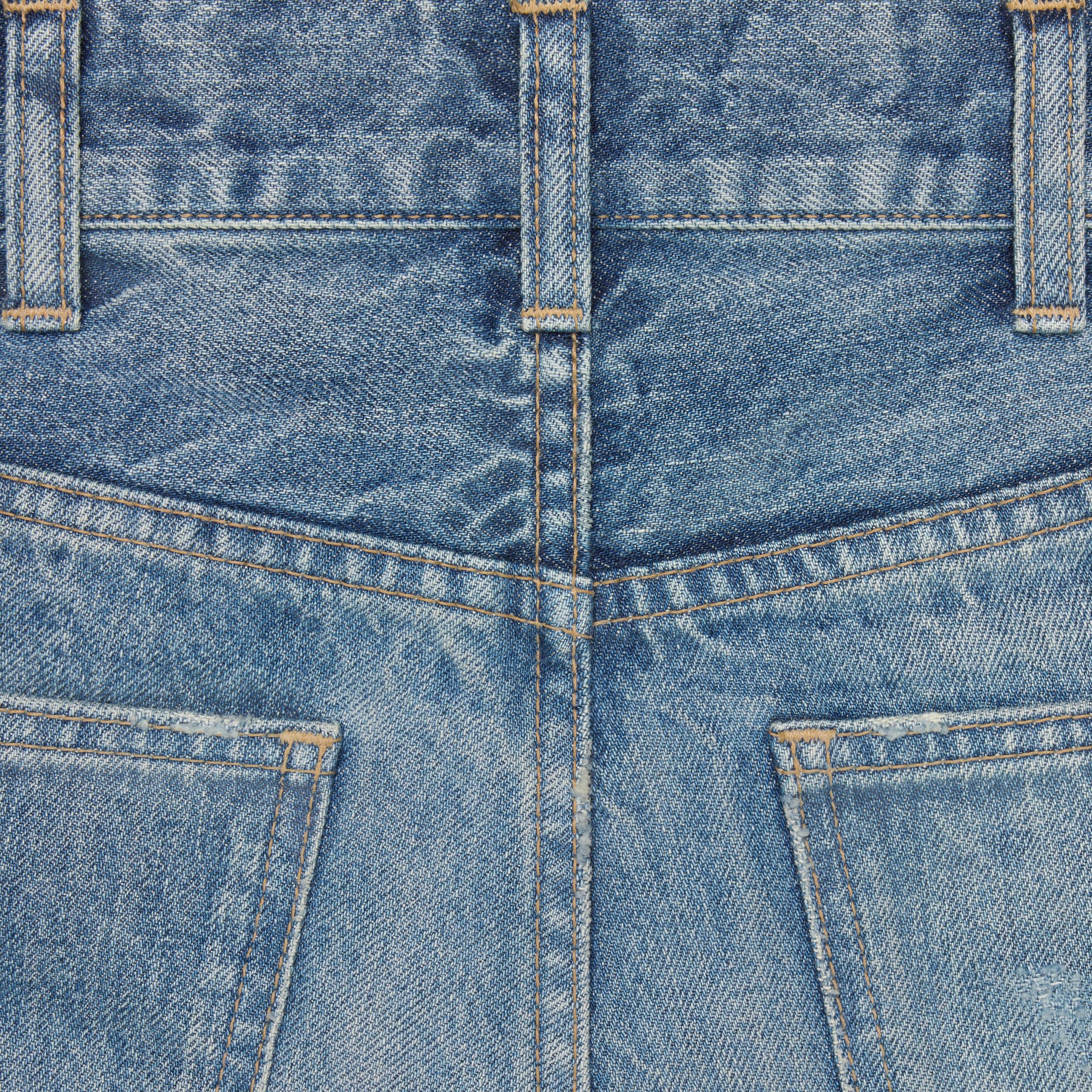 flared surf jeans in summer dazed wash denim - SUMMER DAZED
