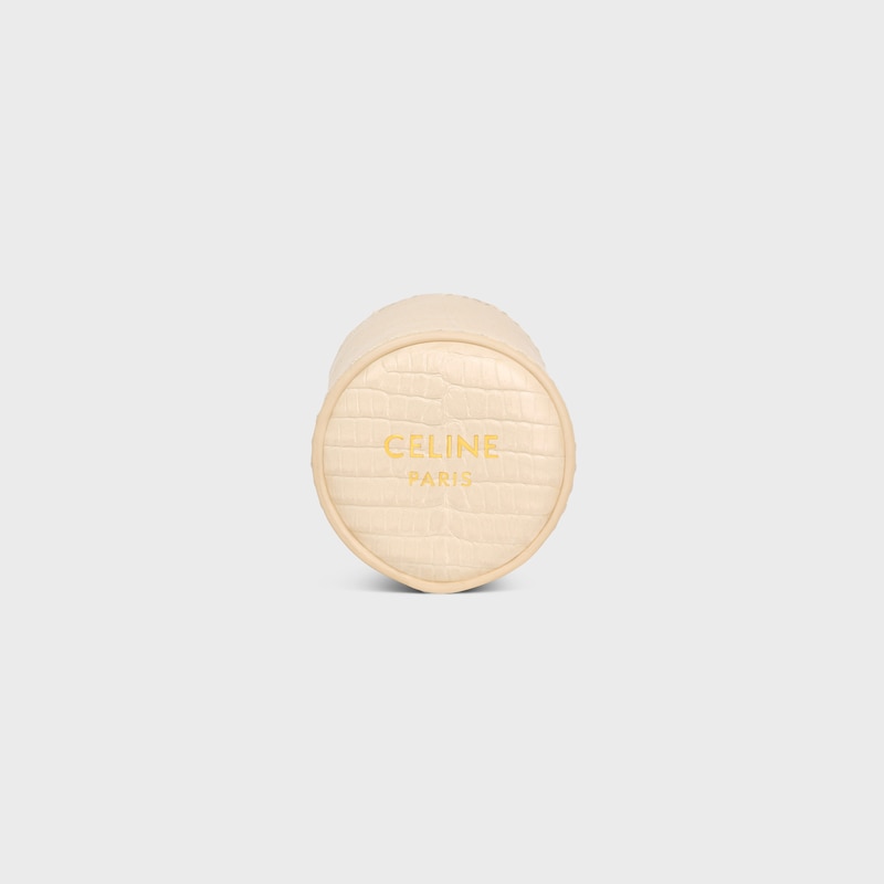 Travel Spray Case in Lizard - DEEP IVORY - FRAGRANCE ACCESSORIES - 1 | CELINE