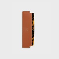 Hair Comb with Case in Natural Calfskin - Tan - THE PERFECT GIFT - 1 | CELINE