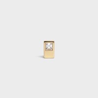 黃金及鑽石Celine Sentimental Double Square耳環 - 黃金 - 珠宝 - 1 | CELINE