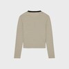 triomphe t-shirt in striped cotton - CREAM / BLACK -  - 2 | CELINE