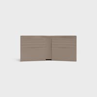 Tarjetero con dos pliegues de piel de becerro con textura granulada - RATÓN - NOVEDADES - 2 | CELINE